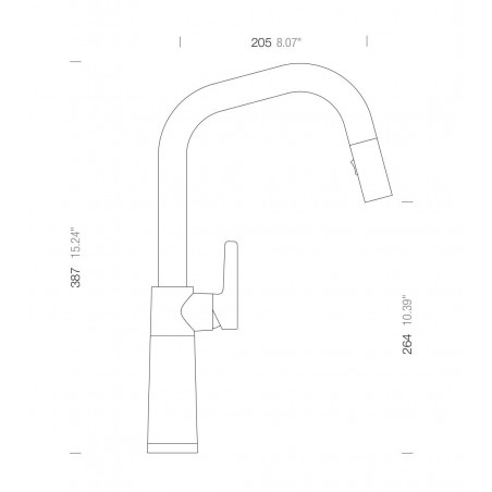Kuchyňská baterie Schock SC-530.120 Asphalt