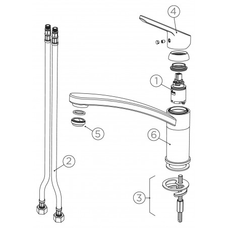 Kuchyňská baterie Schock SC-90 Croma