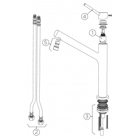 Kuchyňská baterie Schock Dion Puro
