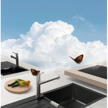 Kuchyňská baterie Schock Altos.120 Nerez, beztlaková