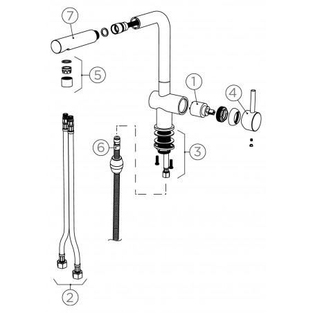 Kuchyňská baterie Schock Epos.120 Croma