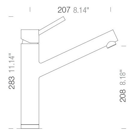 Kuchyňská baterie Schock Altos Puro
