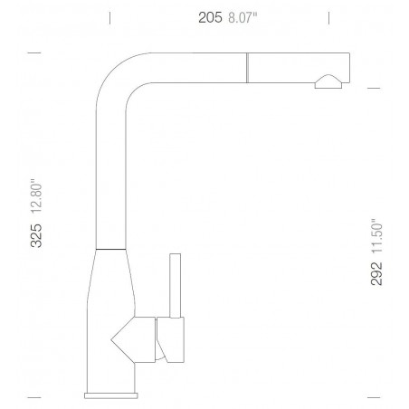 Kuchyňská baterie Schock Keto.120 Puro