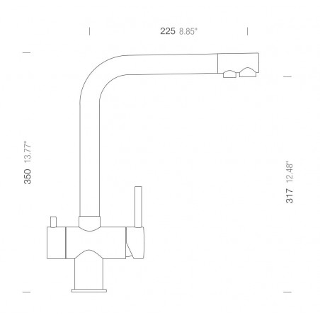 Kuchyňská baterie Schock Vitus Puro