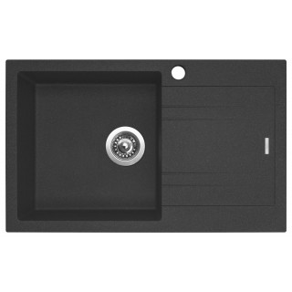 Kuchyňský dřez Sinks Linea 780 Granblack, levý