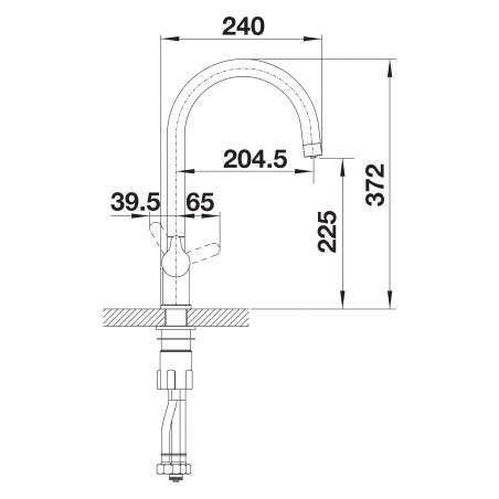 Kuchyňská baterie Blanco Trima Chrom