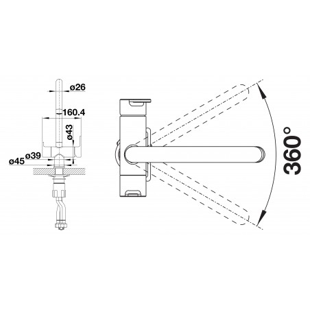 Kuchyňská baterie Blanco Trima Chrom