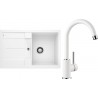 Set Blanco 11 - B (dřez Metra 45 S Bílá + baterie Mida Bílá)
