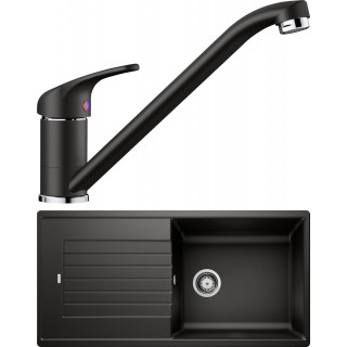 Set Blanco 12-A 25 (dřez Zia XL 6 S Černá + baterie Daras Černá)