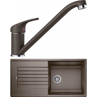 Set Blanco 12-A 25 (dřez Zia XL 6 S Kávová + baterie Daras Kávová)