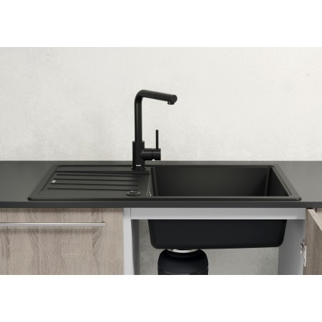 Kuchyňská baterie Blanco Mila-S Černá matná