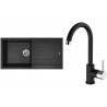 Set Sinks (dřez Amanda 990 NANO Nanoblack N6 + baterie Mix 35 Nanoblack N6)