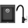 Set Sinks (dřez Cube 410 NANO Nanoblack N6 + baterie Mix 35 Nanoblack N6)