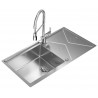Kuchyňský dřez Teka Brooklyn 60 M-XP 1B 1D PLUS Nerez