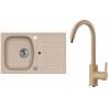 Set Alveus (dřez Record 30 Beige 55 + baterie Tonia Beige 55)