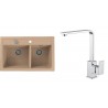 Set Alveus (dřez Atrox 50 Beige 55 + baterie Reno Chrom) Set Alveus (dřez Atrox 50 Beige 55 + baterie Reno Chrom)