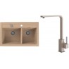 Set Alveus (dřez Atrox 50 Beige 55 + baterie Afra Beige 55) Set Alveus (dřez Atrox 50 Beige 55 + baterie Afra Beige 55)