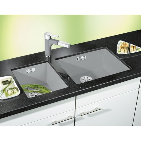 Kuchyňský dřez Blanco Subline 320-U Aluminium, bez táhla