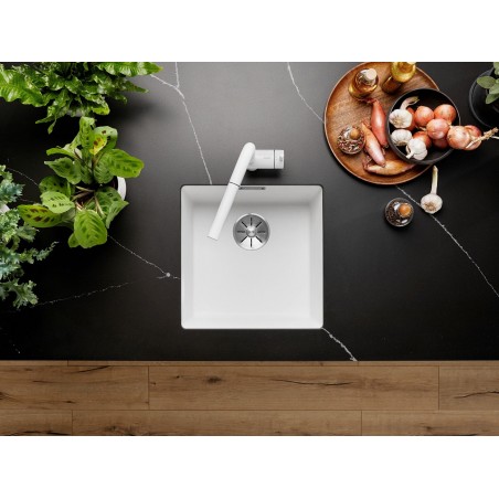 Kuchyňský dřez Blanco Subline 400-U Aluminium, bez táhla