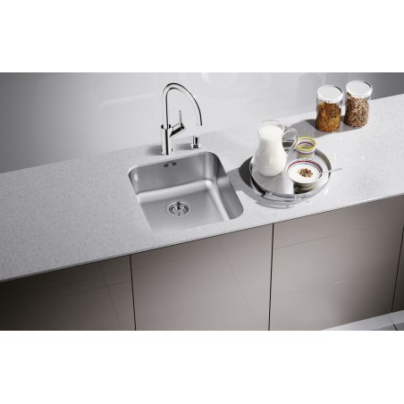 Kuchyňský dřez Blanco Supra 450-U Kartáčovaný, s táhlem Kuchyňský dřez Blanco Supra 450-U Kartáčovaný, s táhlem