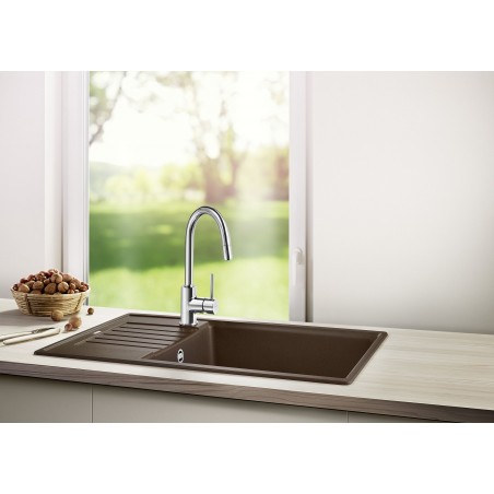 Kuchyňský dřez Blanco Zia XL 6 S Compact Bílá, bez excentru