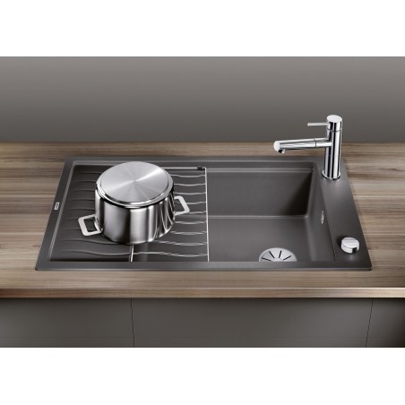 Kuchyňský dřez Blanco Elon XL 8 S, s odkapávací mřížkou, Antracit