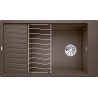 Kuchyňský dřez Blanco Elon XL 8 S, s odkapávací mřížkou, Kávová