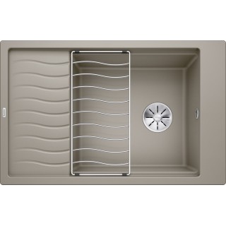 Kuchyňský dřez Blanco Elon XL 6 S Tartufo, s odkapávací mřížkou, bez excentru