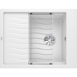 Kuchyňský dřez Blanco Elon 45 S Bílá, s odkapávací mřížkou, bez excentru