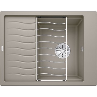 Kuchyňský dřez Blanco Elon 45 S Tartufo, s odkapávací mřížkou, bez excentru