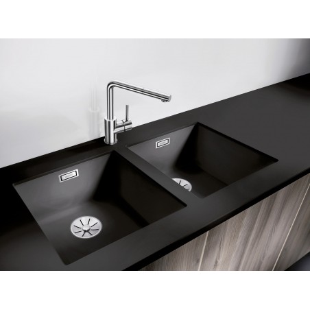 Kuchyňský dřez Blanco Subline 400-U Černá, bez táhla