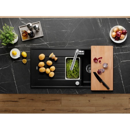 Kuchyňský dřez Blanco Zia 6 S Černá, bez excentru