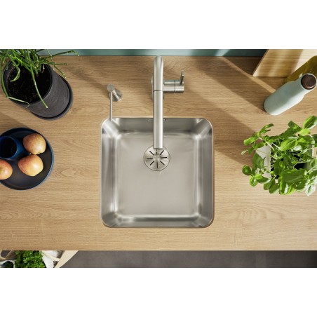 Kuchyňský dřez Blanco Solis 400-U, kartáčovaný