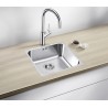 Kuchyňský dřez Blanco Supra 400-IF R12, kartáčovaný