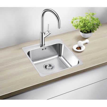 Kuchyňský dřez Blanco Supra 400-IF/A R12, kartáčovaný, bez táhla