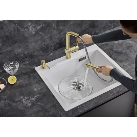 Kuchyňská baterie Blanco Linus-S Saténově zlatá