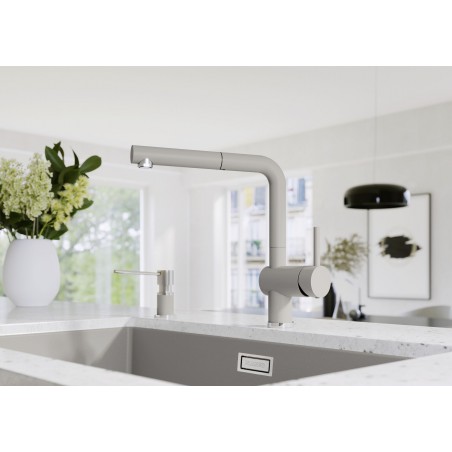 Dávkovač saponátu Blanco Lato Chrom/Béžová Champagne Dávkovač saponátu Blanco Lato Chrom/Béžová Champagne