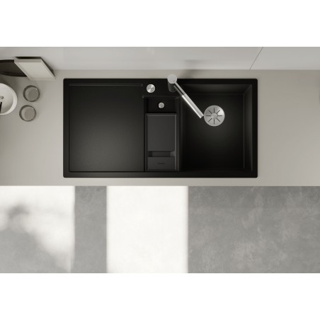 Kuchyňský dřez Blanco Collectis 6 S Tartufo, s excentrem a miskou