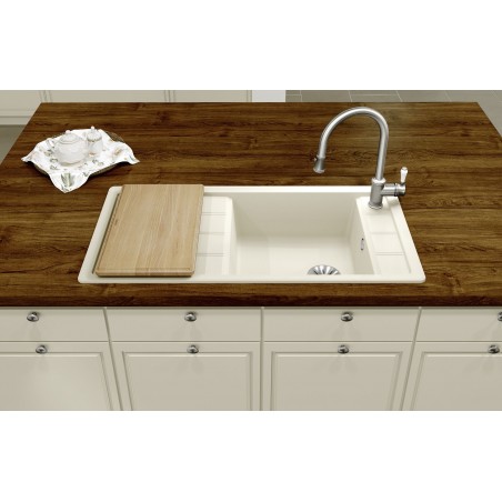 Kuchyňský dřez Blanco Faron XL 6 S Bílá, bez excentru