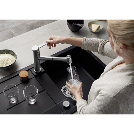 Kuchyňský dřez Blanco Metra 5 S Černá, bez excentru