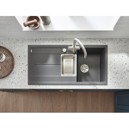 Kuchyňský dřez Blanco Metra 6 S Aluminium, s excentrem a miskou
