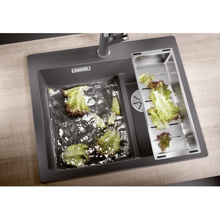 Kuchyňský dřez Blanco Pleon 6 Split Tartufo, bez excentru