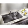 Kuchyňský dřez Blanco Zenar 45 S Kávová, levý, s excentrem