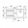Kuchyňský dřez Franke Logica LLX 651/2