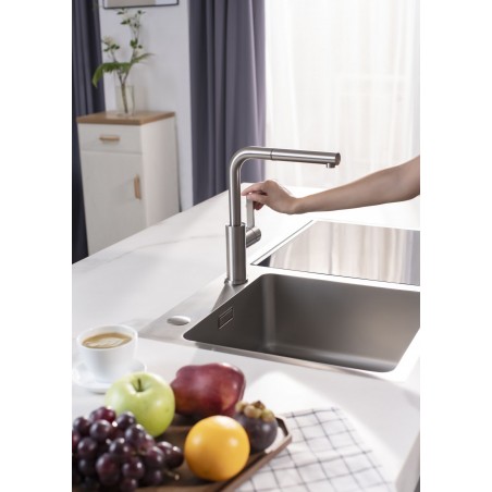 Kuchyňská baterie Blanco Lanora-S Nerez kartáčovaná