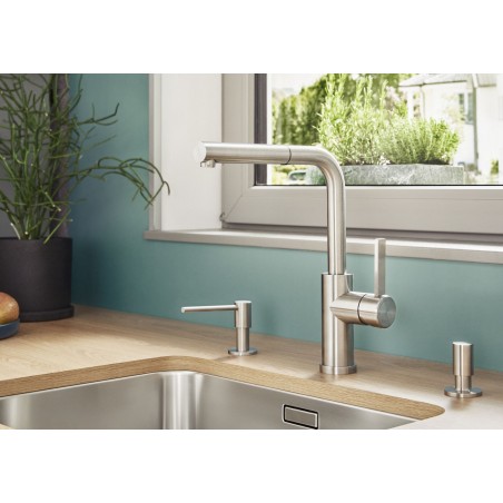 Kuchyňská baterie Blanco Lanora-S-F Nerez Kartáčovaný