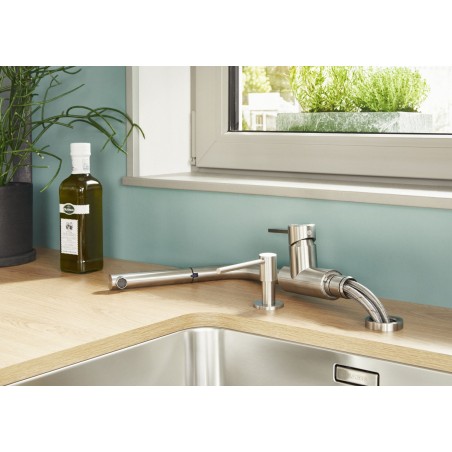 Kuchyňská baterie Blanco Lanora-S-F Nerez Kartáčovaný