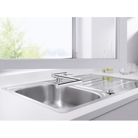 Kuchyňská baterie Blanco Laressa-F Chrom, páka vpravo