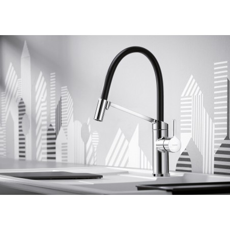 Kuchyňská baterie Blanco Viu-S Chrom, 4 barvy hadice v balení