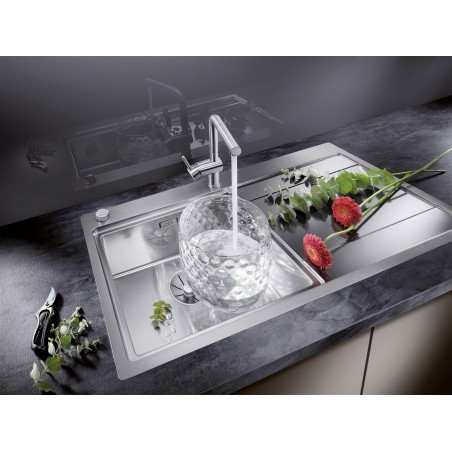 Kuchyňská baterie Blanco Linus-S Chrom, páčka vlevo